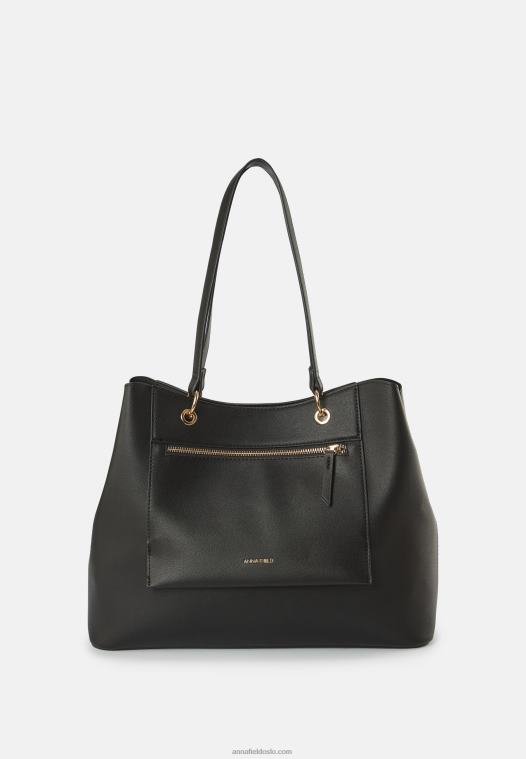 Anna Field kvinner veske svart P266L2465