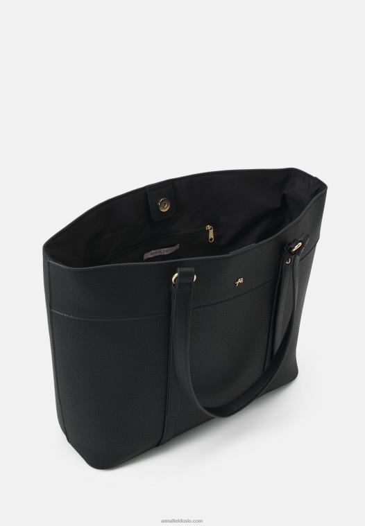 Anna Field kvinner veske svart P266L2474