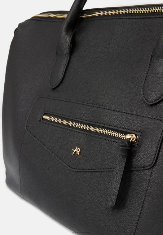 Anna Field kvinner weekendbag 802 svart P266L2632