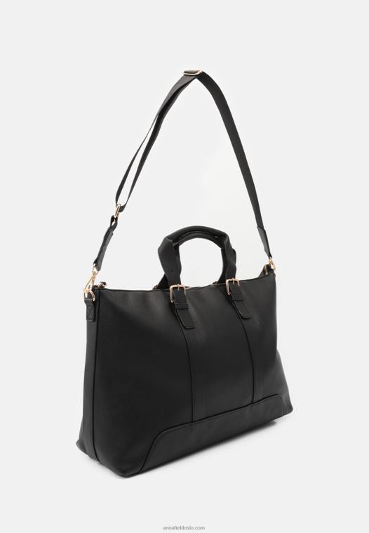 Anna Field kvinner weekendbag 802 svart P266L2637